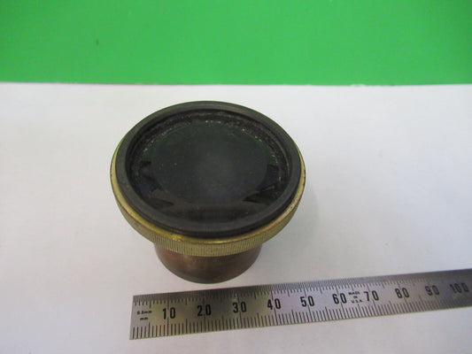 Antique Brass Dark Phase Rare England Microscope Part