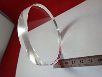 Optical Flat Fused silica 3" Dia Uncoated 1/10 Wave Laser Optics