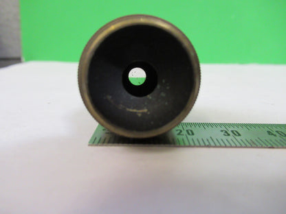 ANTIQUE BAUSCH LOMB BRASS OBJECTIVE 4mm MICROSCOPE PART AS PICTURED S7-A-34