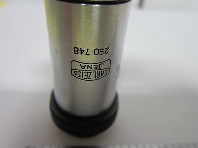 MICROSCOPE PART OBJECTIVE CARL ZEISS 100X PLANACHROMAT OPTICS BIN#H6-06