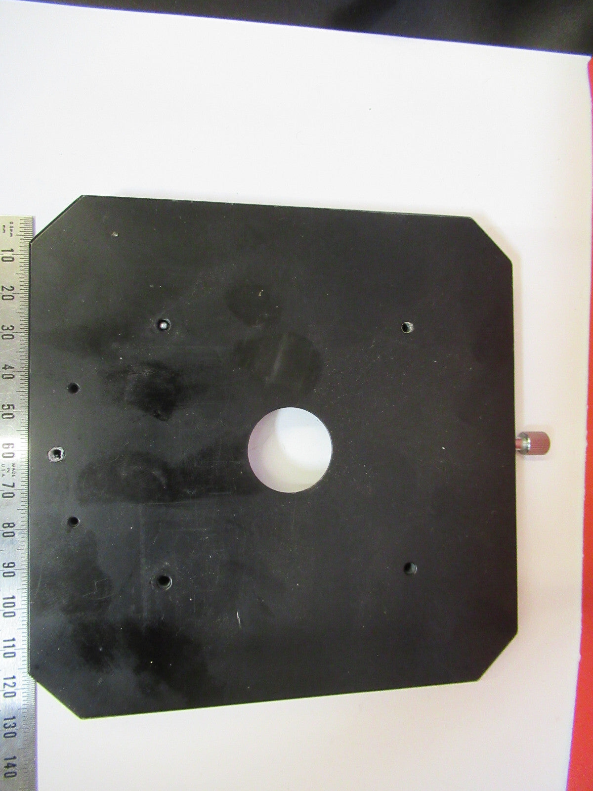 NIKON JAPAN STAGE TABLE SPECIMEN MICROSCOPE PART AS PICTURED Y4-A-49