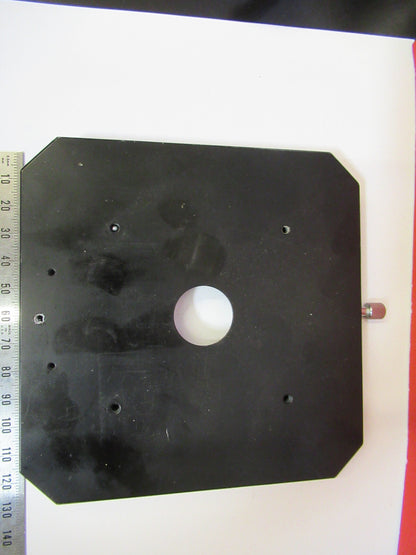 NIKON JAPAN STAGE TABLE SPECIMEN MICROSCOPE PART AS PICTURED Y4-A-49