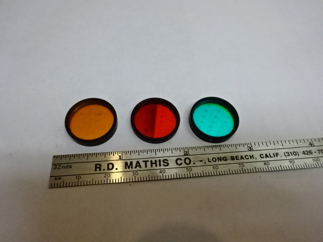 Microscope Part Lot Nikon Japan Lot Filters Lenses Optics