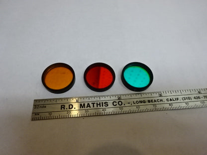 Microscope Part Lot Nikon Japan Lot Filters Lenses Optics