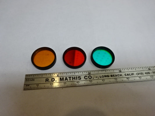 Microscope Part Lot Nikon Japan Lot Filters Lenses Optics