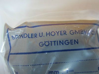 MICROSCOPE PART SPINDLER HOYER GERMANY PART FOR OPTICS BIN#31-43