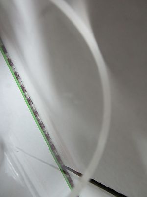 Optical Clear Thick Glass Preform [chips on edge] Laser Optics