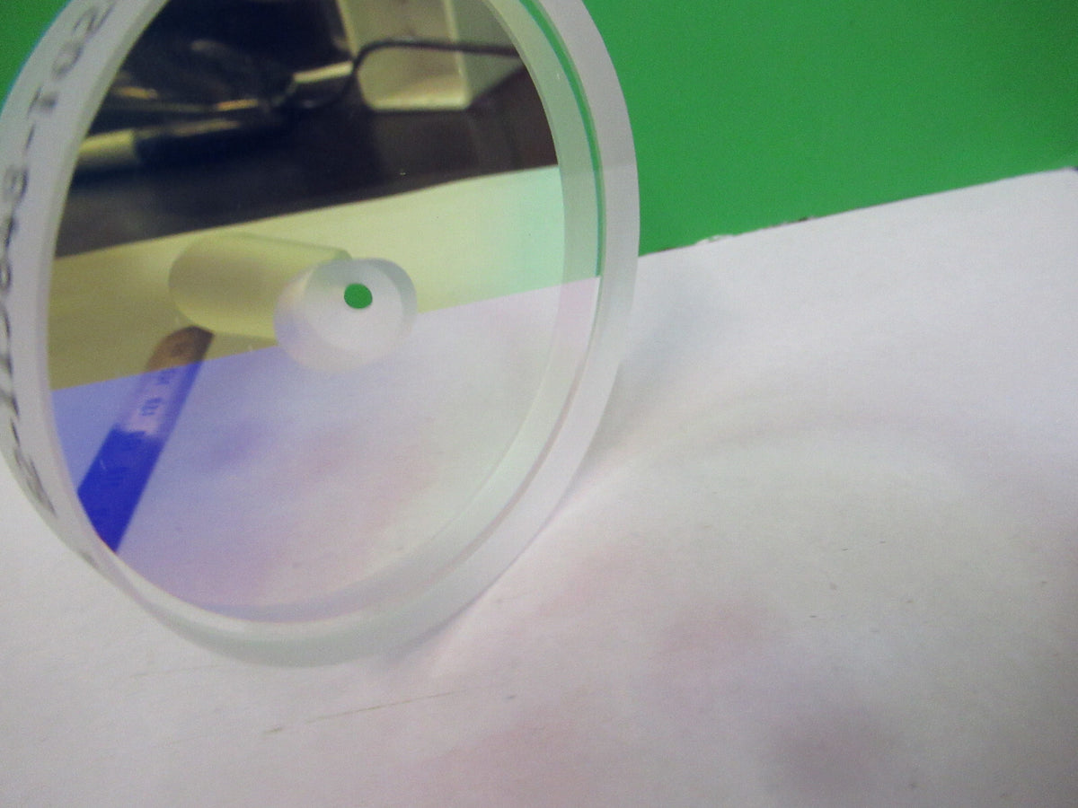 Optical Flat Fused silica Holed Laser Optics Dichroic Coated
