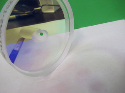Optical Flat Fused silica Holed Laser Optics Dichroic Coated