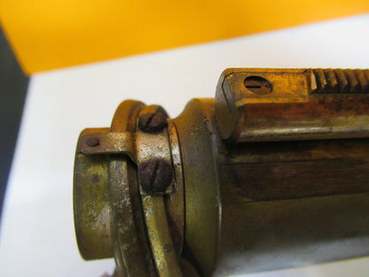 Antique Reichert Austria tubus brass Microscope Part
