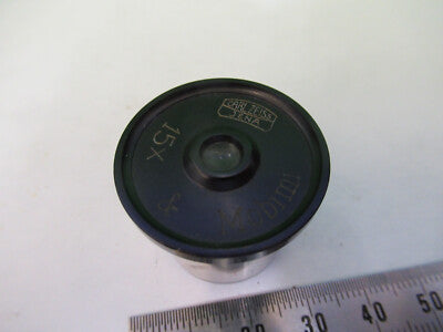 Antique Carl Zeiss AG 15X Germany Lens Eyepiece Microscope Part
