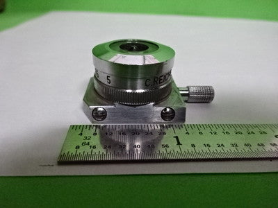 REICHERT AUSTRIA MICROSCOPE OPTICAL PART OBJECTIVE EPI 5 OPTICS AS IS B#AE-05