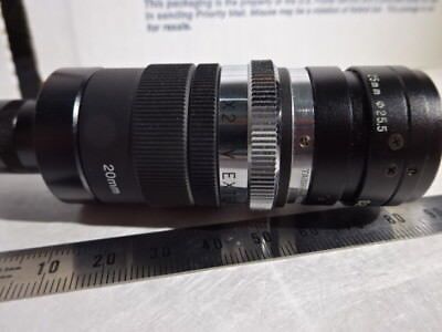 OPTICAL CAMERA + LENS EXTENDER ASSEMBLY LASER VIEWER OPTICS AS IS &96-21