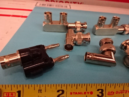 Lot BNC Connector Adapters RF Microwave Frequency
