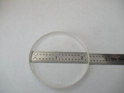 OPTICAL FLAT FUSED SILICA 2.25" DIAMETER LASER OPTICS AS PICTURED &F5-A-02