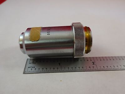 MIKROSKOPTEIL OBJEKTIV LEITZ GERMANY 40X OPTICS AS IS BIN#R2-C-21