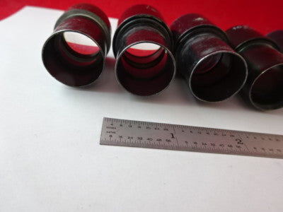 Lot Eyepieces Optical American Optical Co. Bl Microscope Part Optics AS IS