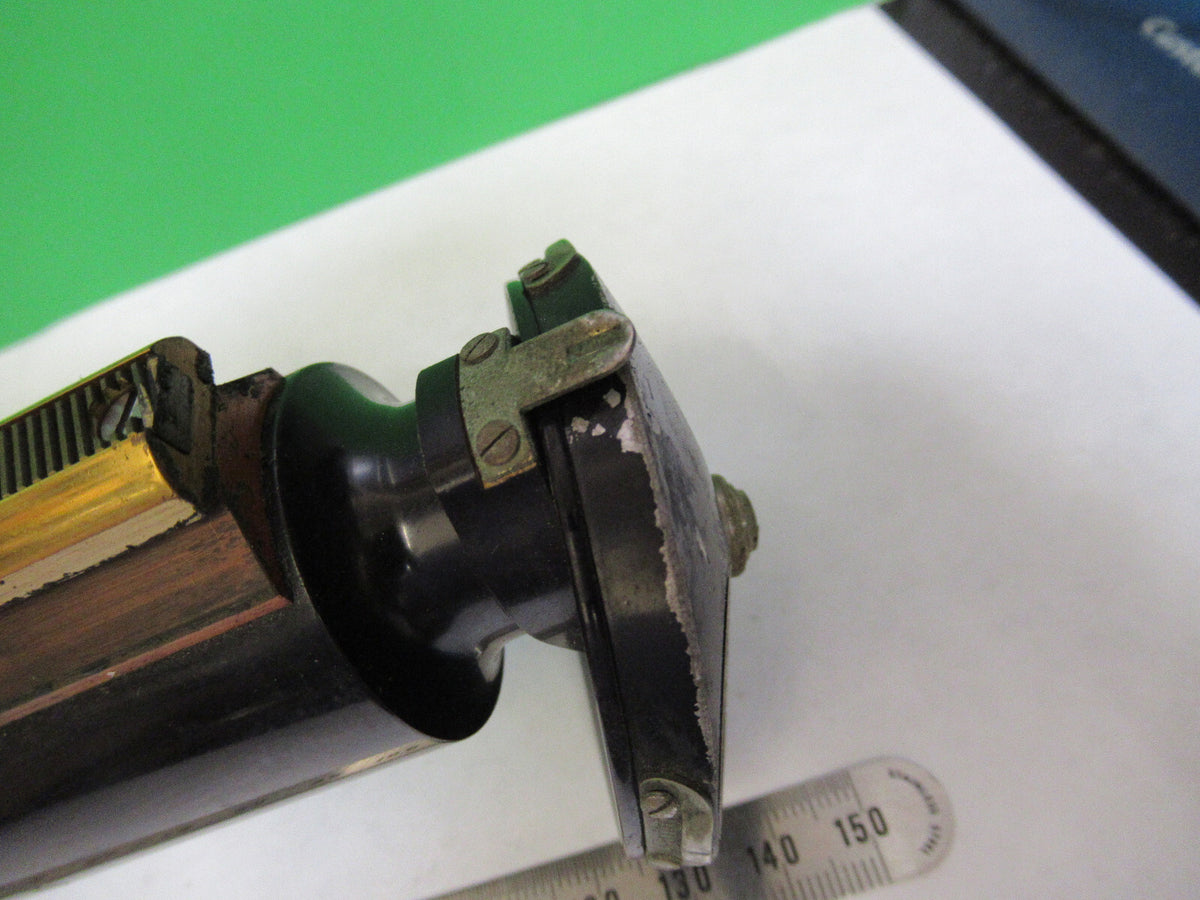 ANTIQUE BAUSCH LOMB TUBUS + NOSEPIECE MICROSCOPE PART AS PICTURED S7-A-17