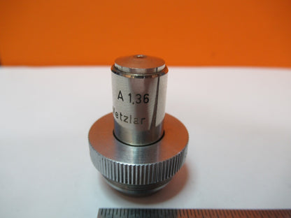 ANTIQUE ERNST LEITZ 85X HJM3 OBJECTIVE LENS MICROSCOPE PART as pictured &A2-A-42