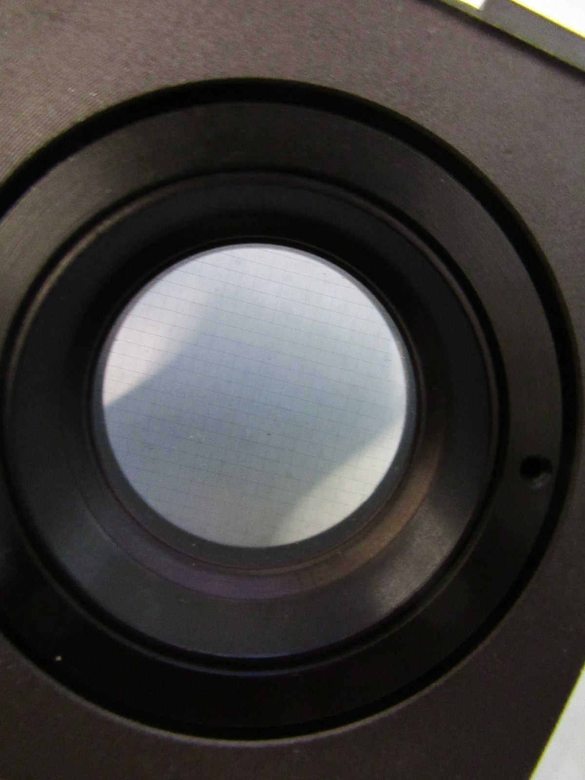AUS JENA GERMANY HUGE SLIDE RETICLE GRID MICROSCOPE PART AS PICTURED T2-A-37