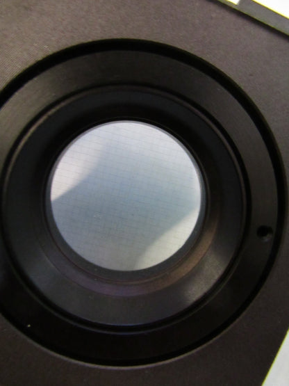 AUS JENA GERMANY HUGE SLIDE RETICLE GRID MICROSCOPE PART AS PICTURED T2-A-37