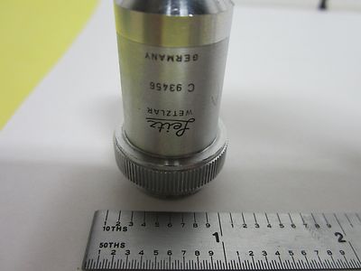MICROSCOPE PART OBJECTIVE LEITZ PL 16X OPTICS AS IS BIN#H6-19