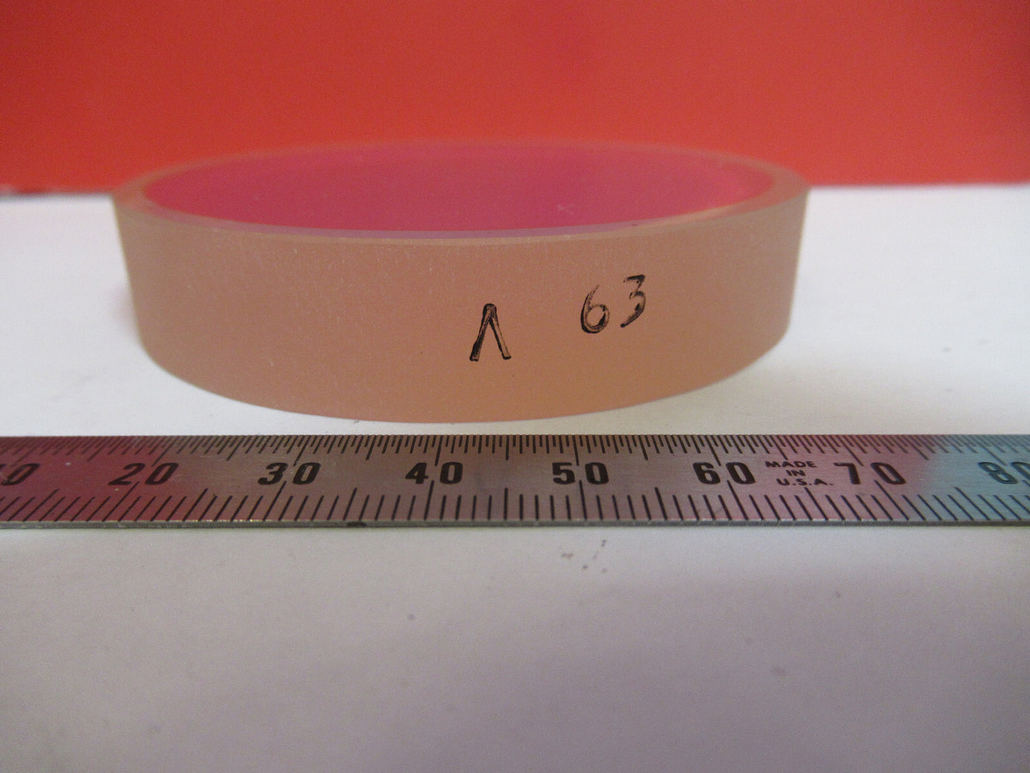 OPTICAL FLAT COATED DICHROIC ZERODUR PRO ZYGO LASER OPTICS AS PICTURED T9-A-31