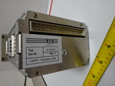 PI PHYSIK INSTRUMENTE GERMANY LVPZT AMPLIFIER E-505 NANO POSITIONING DRIVER #A