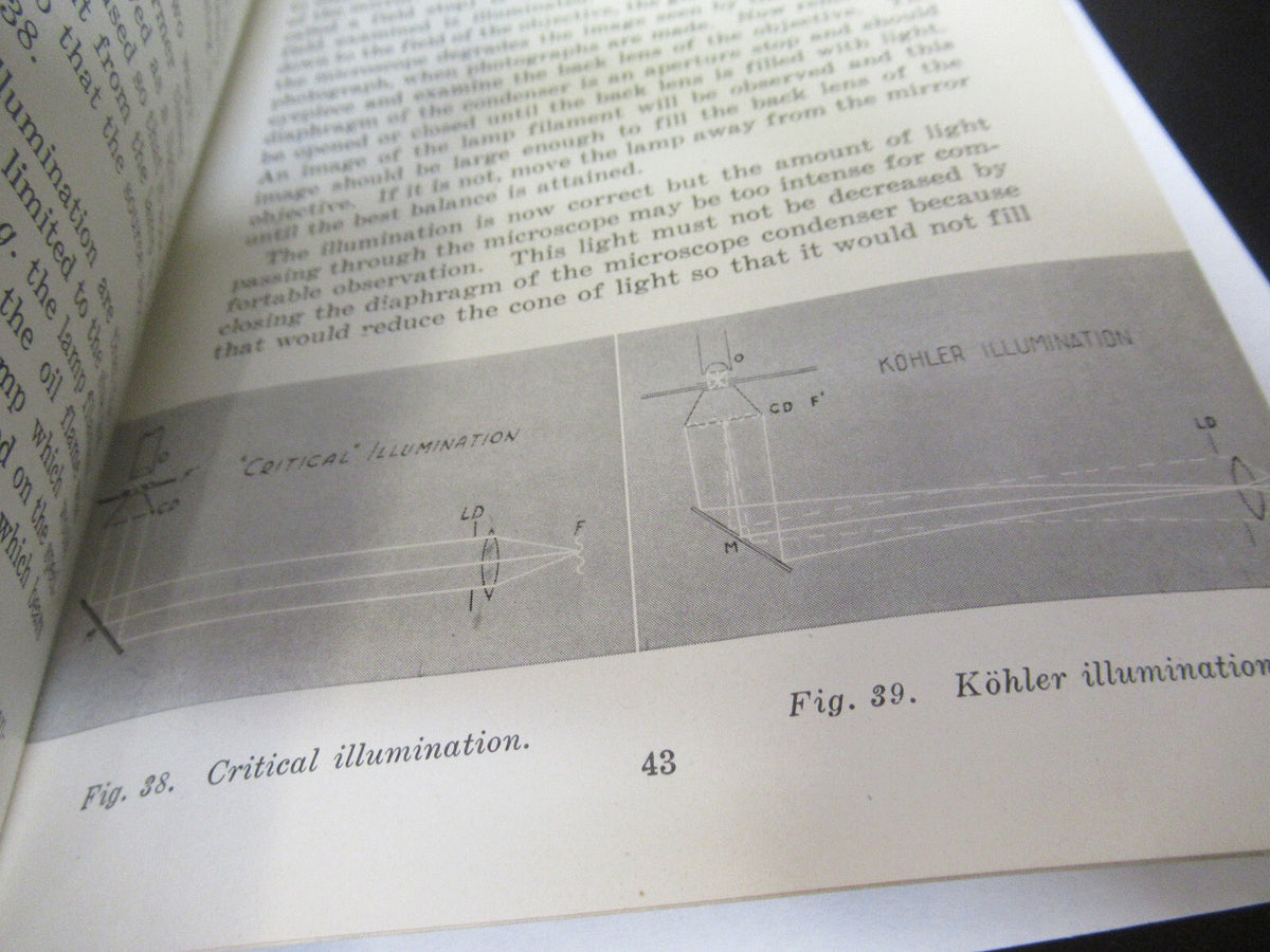 AO SPENCER 1930's BOOKLETS ANTIQUE MICROSCOPE PART AS PICTURED #R1-A-95
