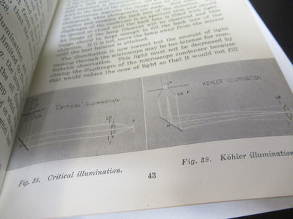AO SPENCER 1930's BOOKLETS ANTIQUE MICROSCOPE PART AS PICTURED #R1-A-95