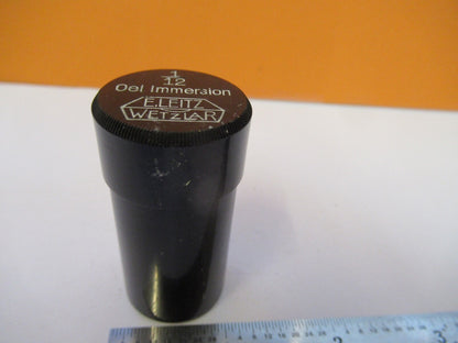 EMPTY 1/12 ERNST LEITZ GERMANY CANISTER OBJ MICROSCOPE PART AS PICTURED &G1-A-99