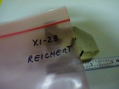 MICROSCOPE PART REICHERT AUSTRIA PRISM OPTICS AS IS BIN#X1-28