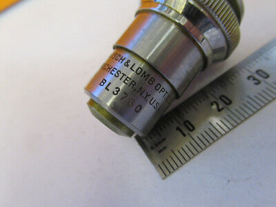 VINTAGE BAUSCH LOMB 10X OBJEKTIVE OPTIK MIKROSKOPTEIL WIE ABGEBILDET P4-A-88