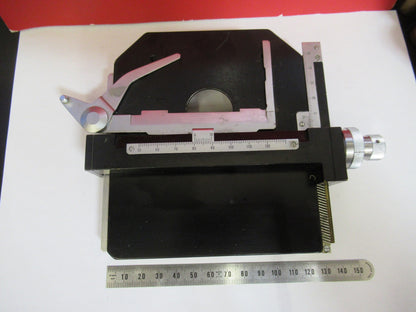OLYMPUS JAPAN  XY STAGE TABLE MICROSCOPE PART AS PICTURED T5-A-10