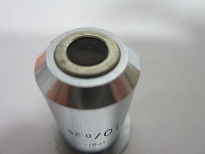 LEITZ WETZLAR GERMANY 10X OBJECTIVE MICROSCOPE OPTICS BIN#J7-13