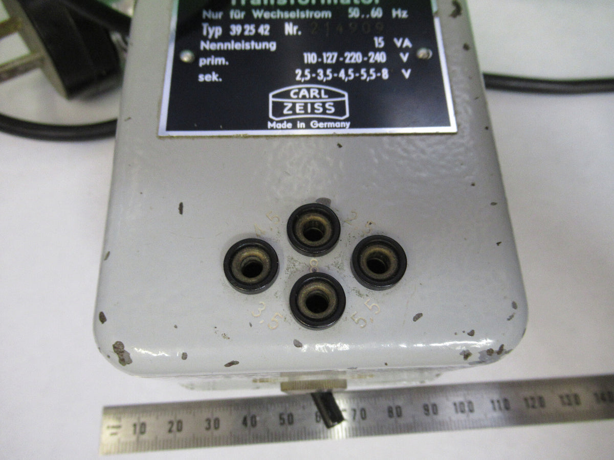 CARL ZEISS GERMANY TRANSFORMER for LAMP MICROSCOPE PART AS PICTURED X9-B-13