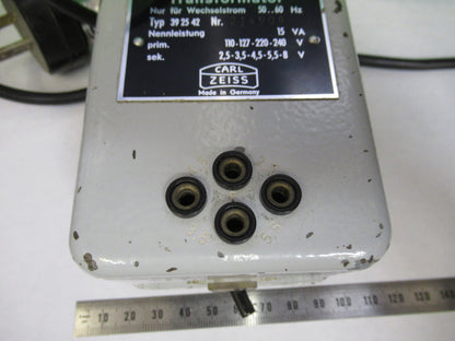 CARL ZEISS GERMANY TRANSFORMER for LAMP MICROSCOPE PART AS PICTURED X9-B-13