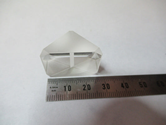 LEITZ WETZLAR GERMANY GLASS PRISM HEAD MICROSCOPE PART AS PICTURED  S2-C-113