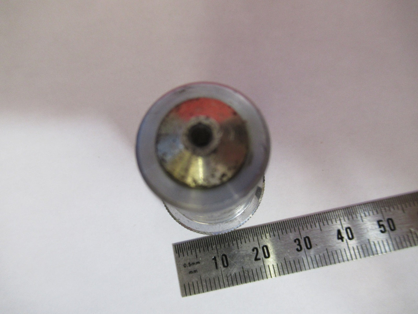 BAUSCH LOMB 50X    /215mm OBJECTIVE LENS MICROSCOPE PART AS PICTURED T8-B-18