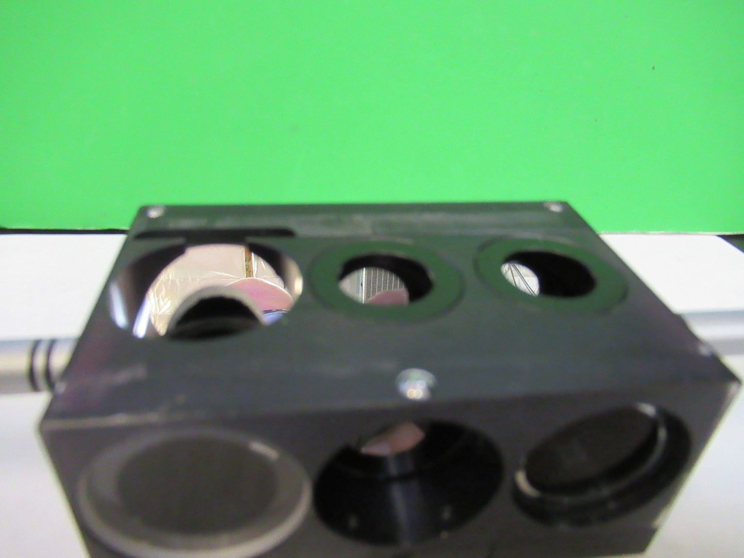 REICHERT POLYVAR AUSTRIA POLARIZER BLOCK MICROSCOPE PART AS PICTURED V8-B-23