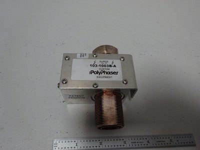 POLYPHASER 103-1003B-A SURGE PROTECTOR LIGHTING AS IS BIN#TC-4-2-H