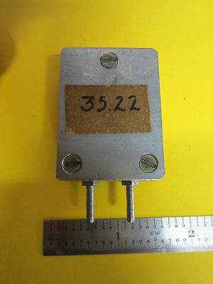 GENERAL ELECTRIC 1940's UARTZ CRYSTAL OSCILLATOR FREQUENCY 1100.625 KC RARE