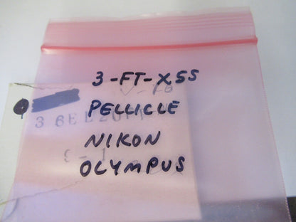 NIKON JAPAN PELLICLE BEAM SPLITTER MICROSCOPE PART OPTICS AS PICTURED &3-FT-X55