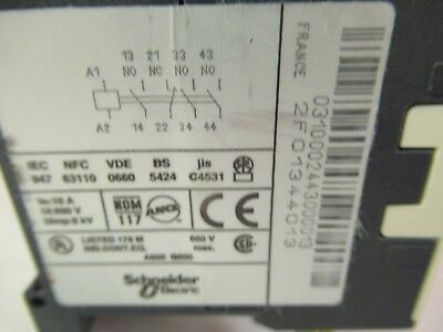 TELEMECANIQUE FRANCE CA3KN 24V CONTACTOR CONTROL SYSTEMS &FT-4-04
