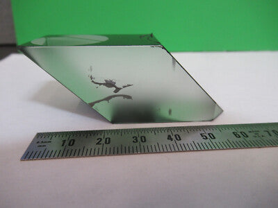 OPTICAL GLASS PRISM ZEISS GERMANY OPTICS MICROSCOPE PART AS PICTURED &A9-B-08