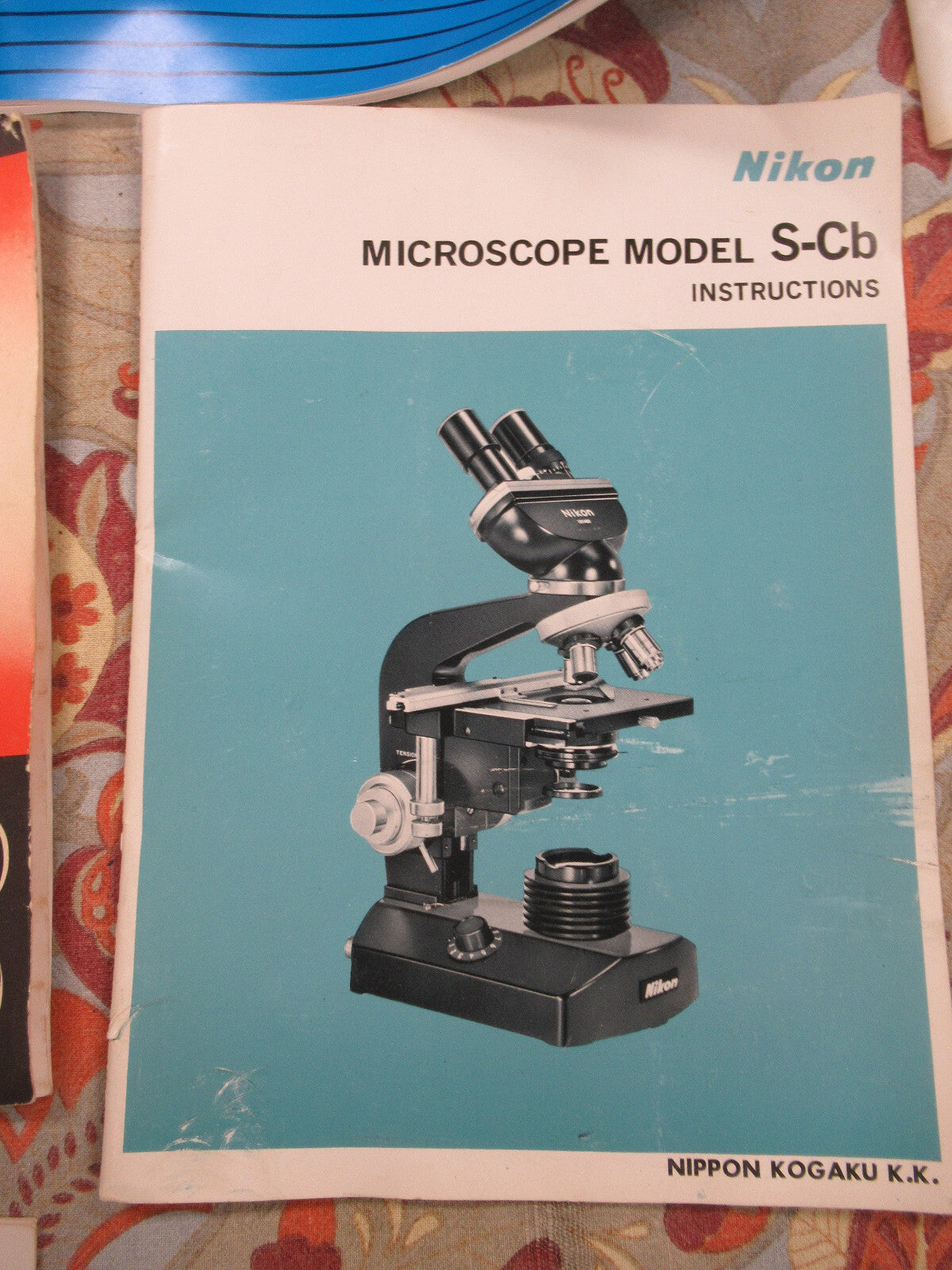 ANTIQUE LOT B&L AO NIKON MANUAL CATALOG MICROSCOPE PART AS PICTURED &88-a-30