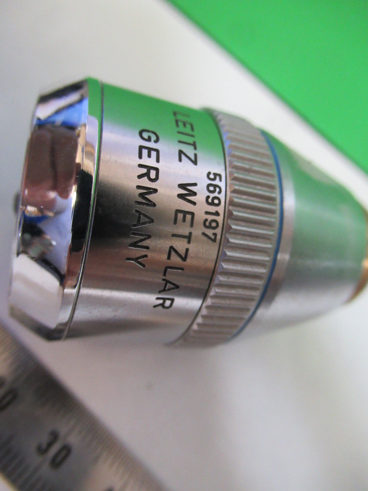 LEITZ WETZLAR GERMANY OBJECTIVE DF ERGOLUX 50X MICROSCOPE AS PICTURED #P4-B-54