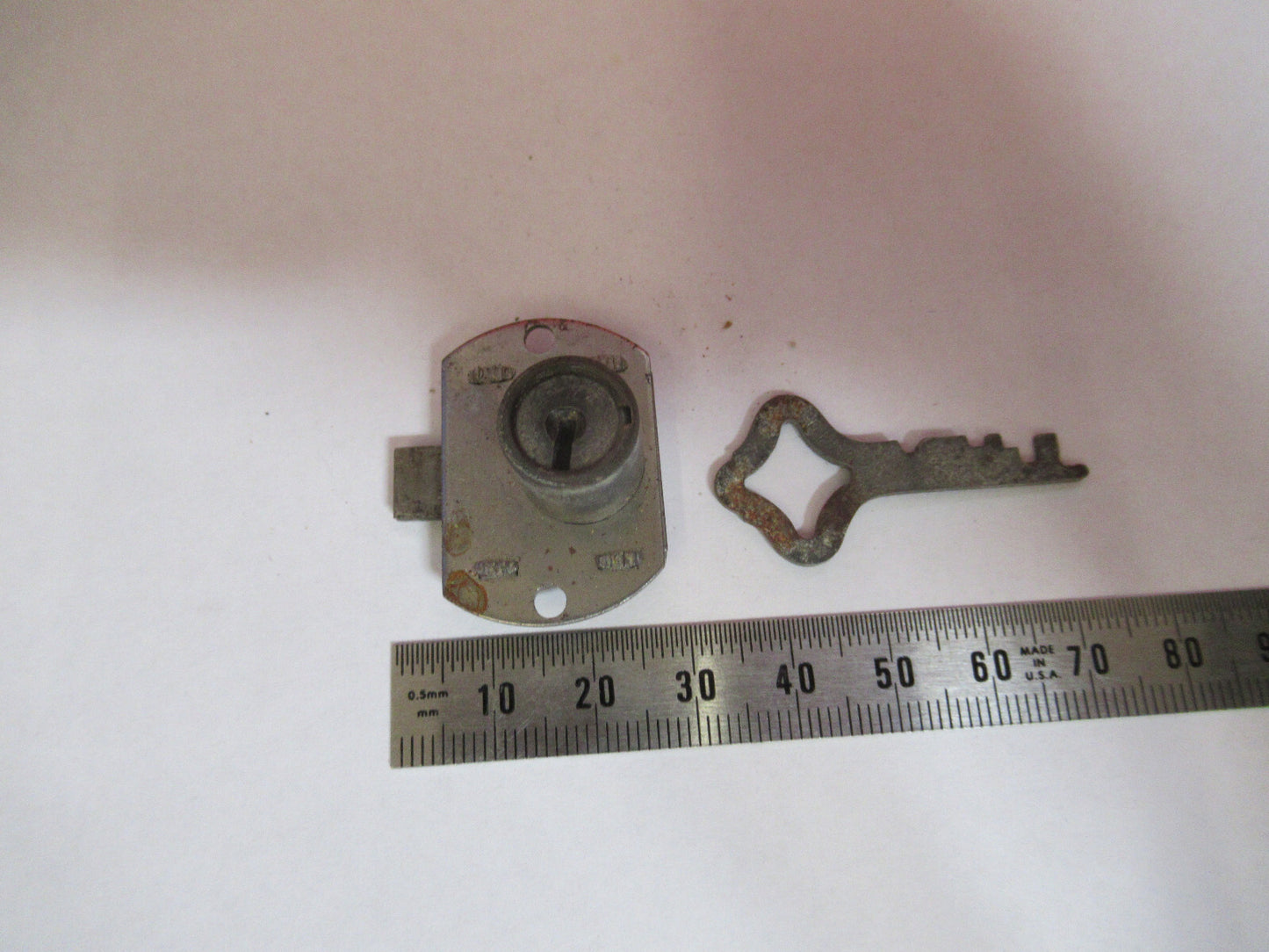 Nikon Japan Lock + Key Assembly for wood Microscope Box