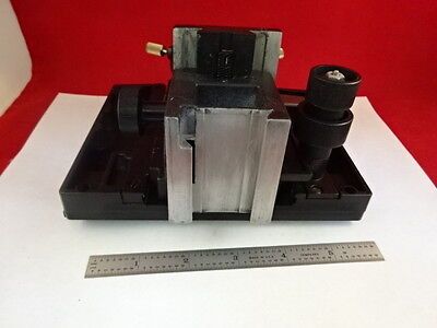 MICROSCOPE PART REICHERT MICROSTAR SPECIMEN TABLE STAGE MICROMETER BIN#L8-A-03