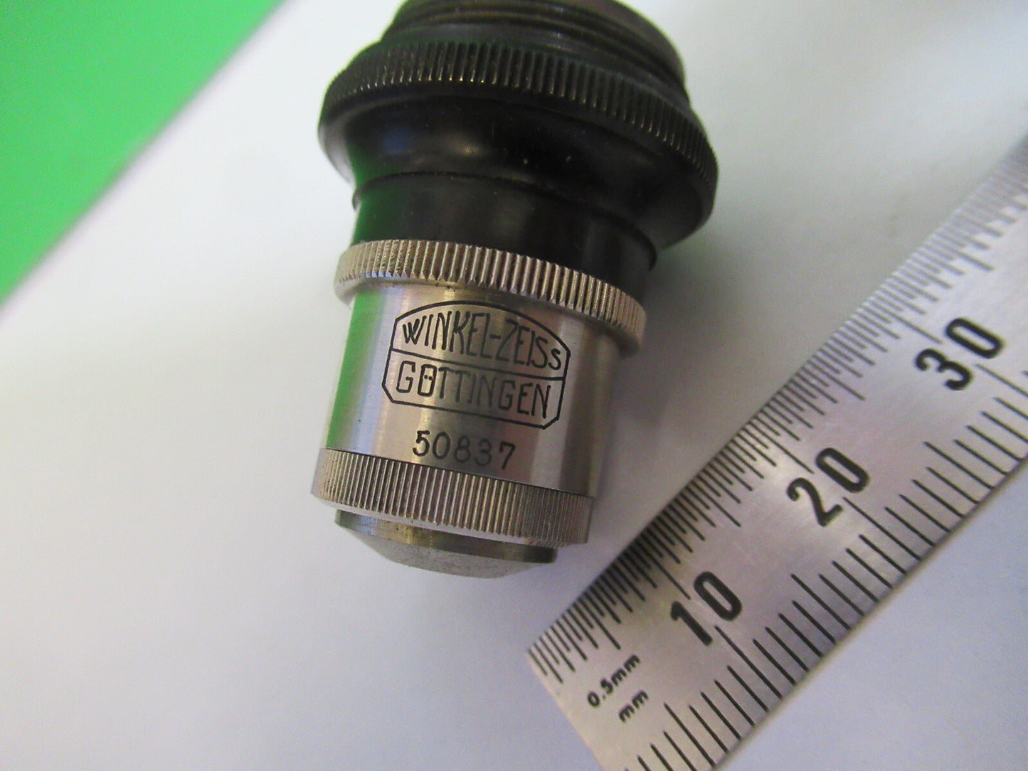 Antique Brass Winkel Carl Zeiss AG 1.8mm Objective Microscope Part
